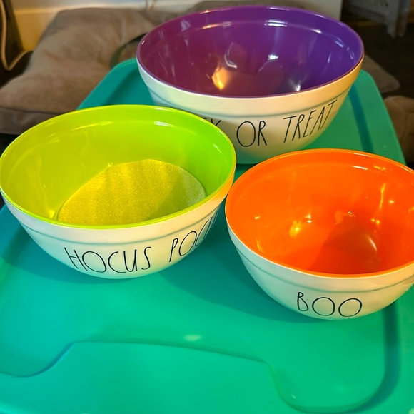 NWT Rare Dunn Melamine Halloween Mixing Bowl Set - Picture 2 of 6